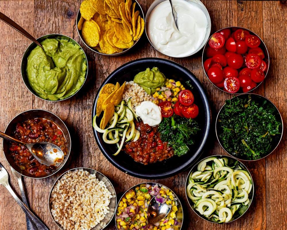 Nutrición saludable - alimentos frescos y naturales